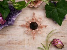 Load image into Gallery viewer, Copper Generator with Tourmaline and Clear Quartz Crystals