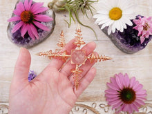 Load image into Gallery viewer, Copper Generator with Clear Quartz Crystals