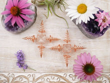 Load image into Gallery viewer, Copper Generator with Clear Quartz Crystals