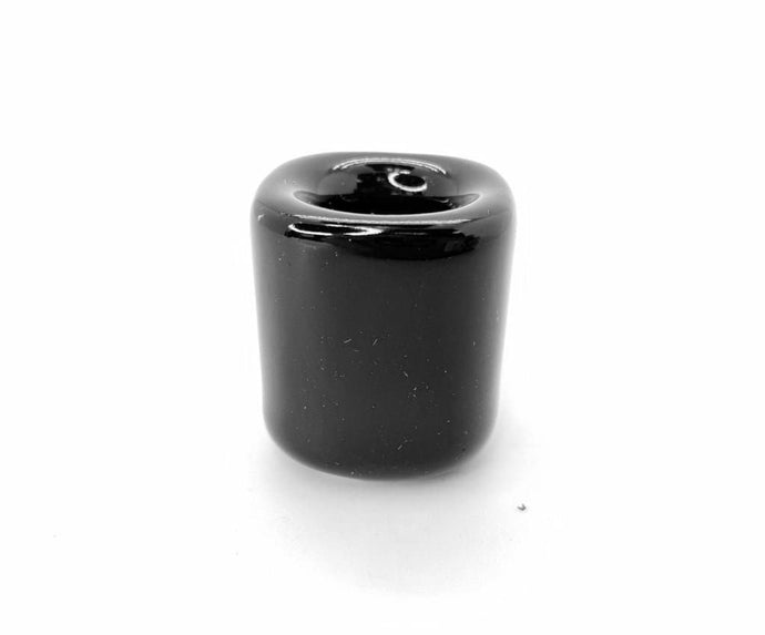 Black Ceramic Chime Candle Holder