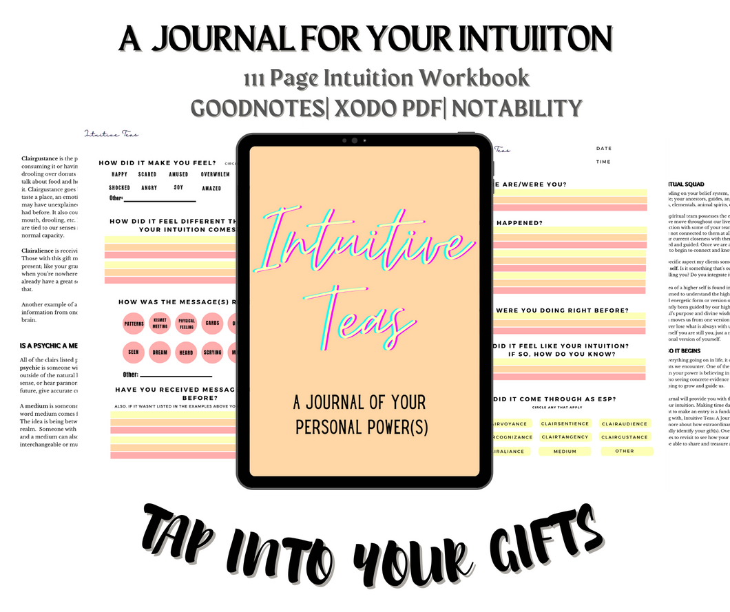 Intuitive Teas: A Journal Of Your Personal Power