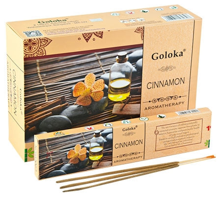 Goloka Cinnamon Premium Handrolled Incense 